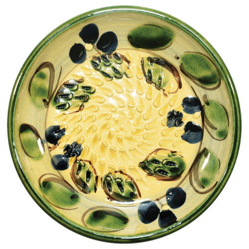 Green Olive Grater Plate