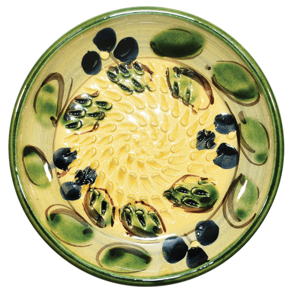 Green Olive Grater Plate