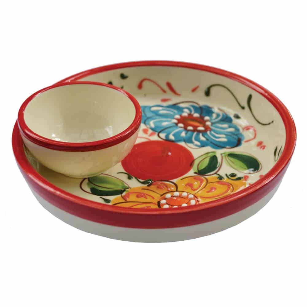 Olive Bowl Flowers